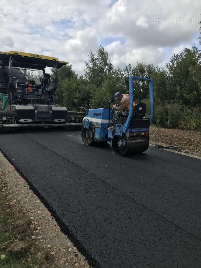 Trinkelės , Kelių Aikštelių Pagrindų Irengimas . - nuotraukos Nr. 33
