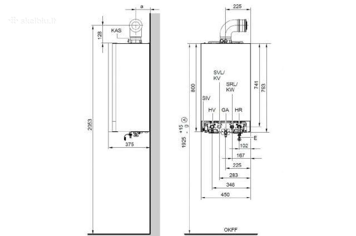 Viessmann Vitodens Dujinis kondensacinis katilas - nuotraukos Nr. 2
