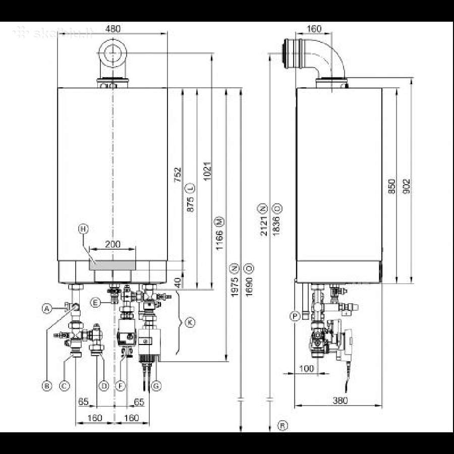 Viessmann Vitodens Dujinis kondensacinis katilas - nuotraukos Nr. 3