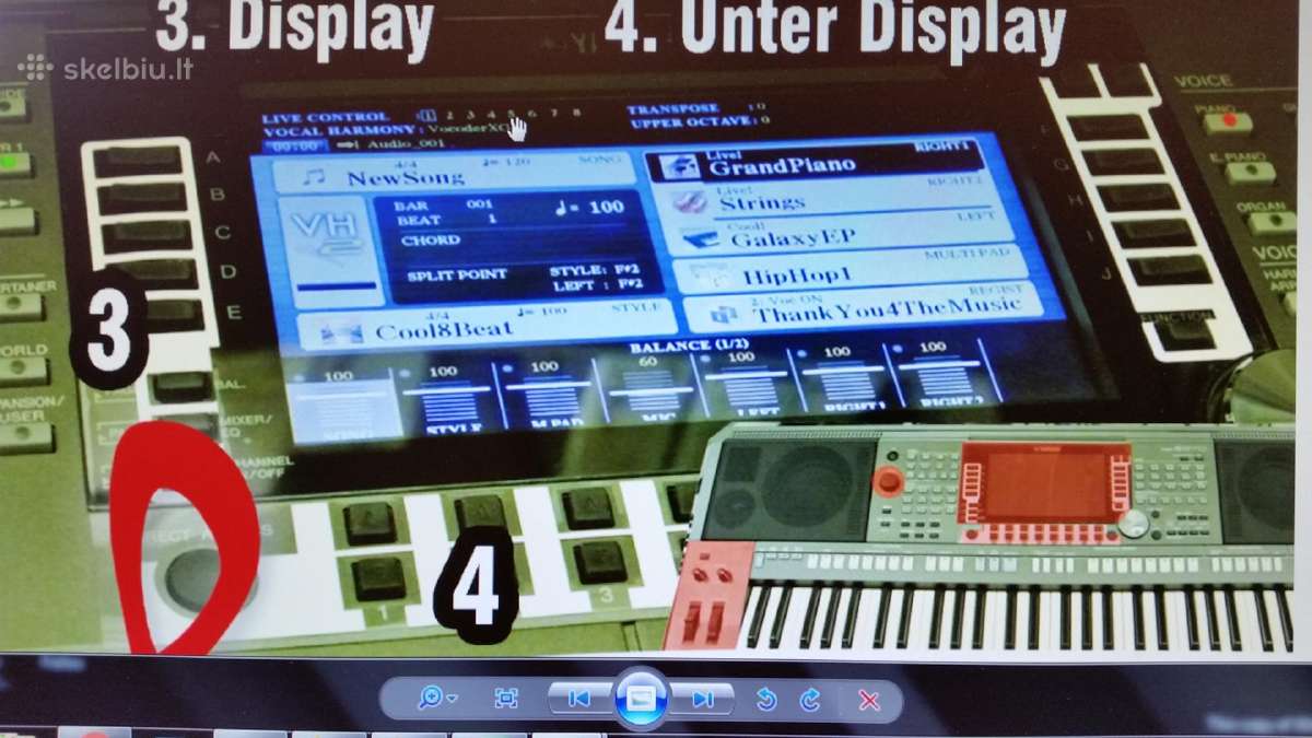 Yamaha Psr S970/s770 Apsauga - nuotraukos Nr. 5