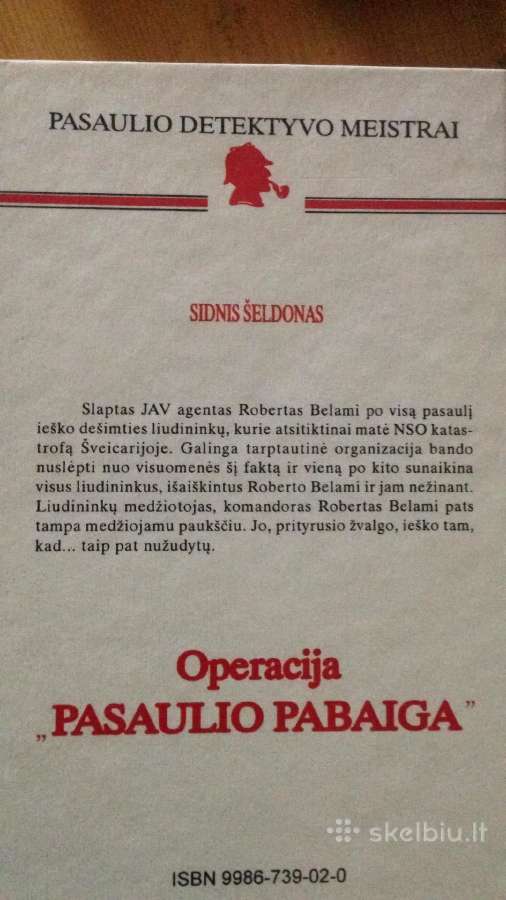 Knyga Šeldonas Sidnis Operacija "Pasaulio pabaiga" - nuotraukos Nr. 2