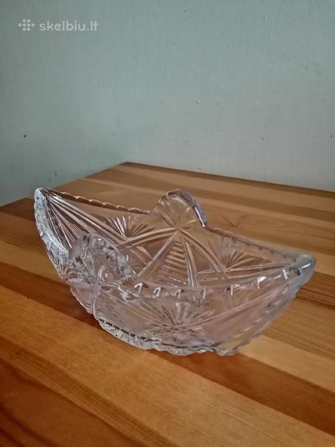 Krištolinė vaza-laivelis - nuotraukos Nr. 6