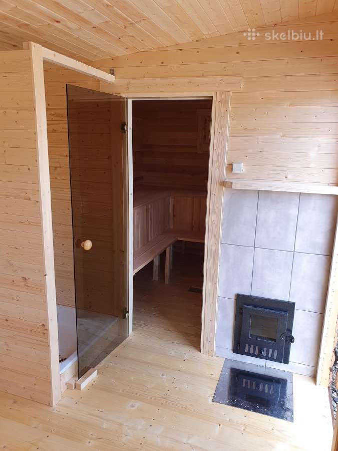 Pirtys lauko pavėsinės medinis sodo namelis - nuotraukos Nr. 8