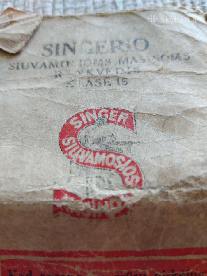 Antikvarine originali Siuvimo masina Singer - nuotraukos Nr. 8