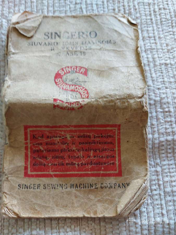 Antikvarine originali Siuvimo masina Singer - nuotraukos Nr. 13