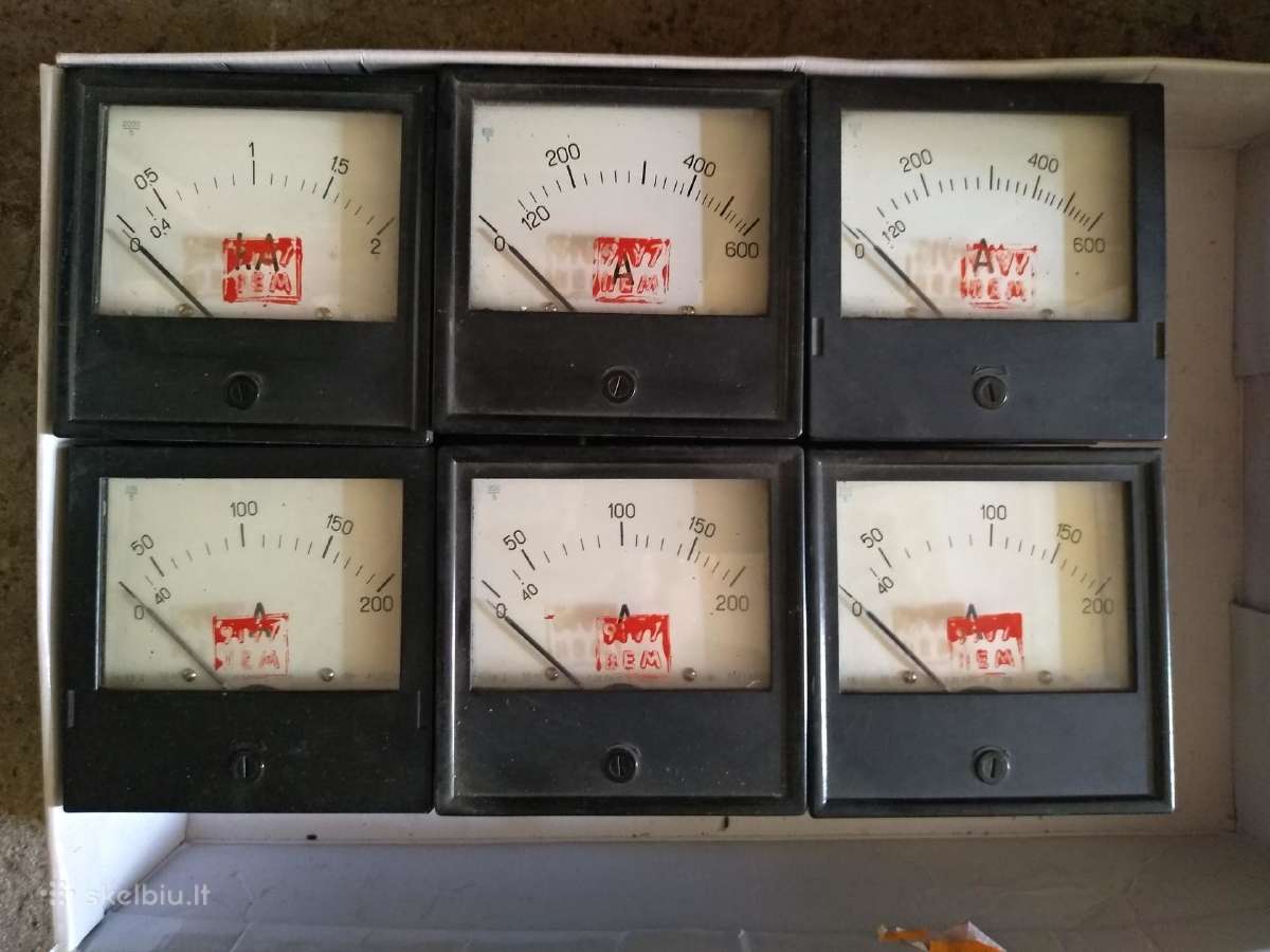 Ampermetrai , elektrokontaktinis monometras - nuotraukos Nr. 2