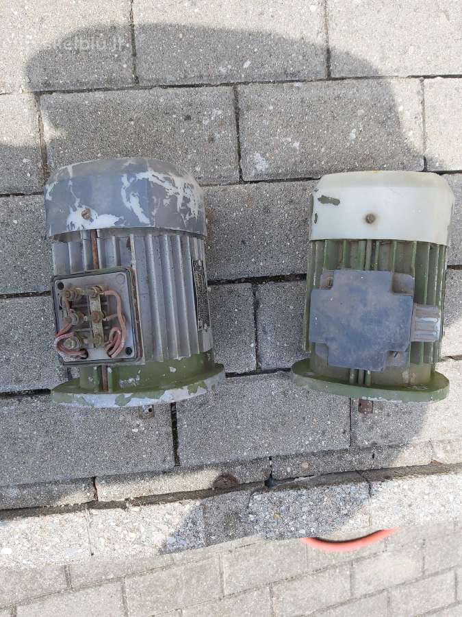 Naudoti elektros varikliai.