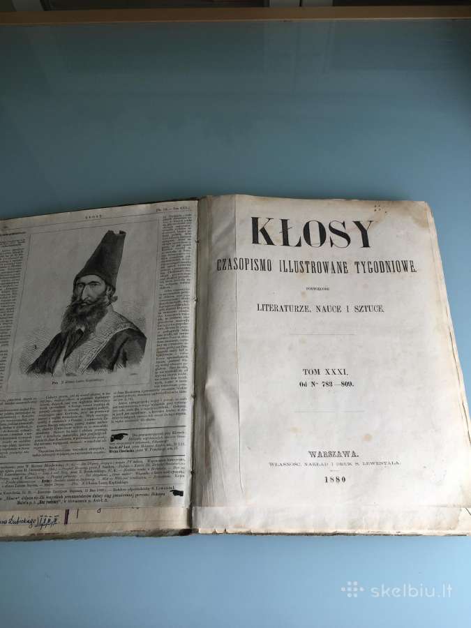 Žurnalai Klosy 1880 metai - nuotraukos Nr. 2