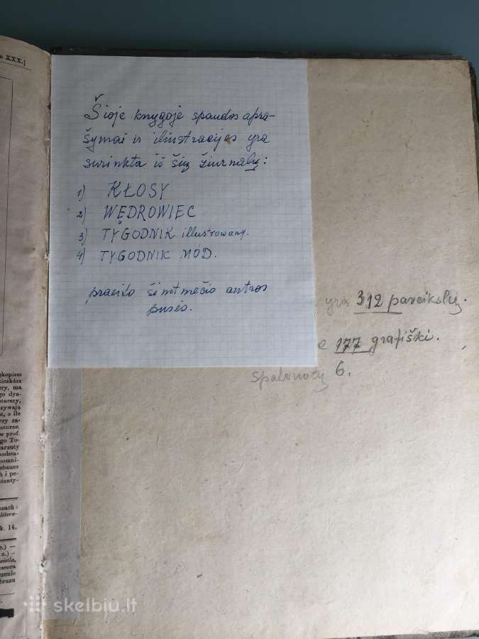 Žurnalai Klosy 1880 metai - nuotraukos Nr. 11