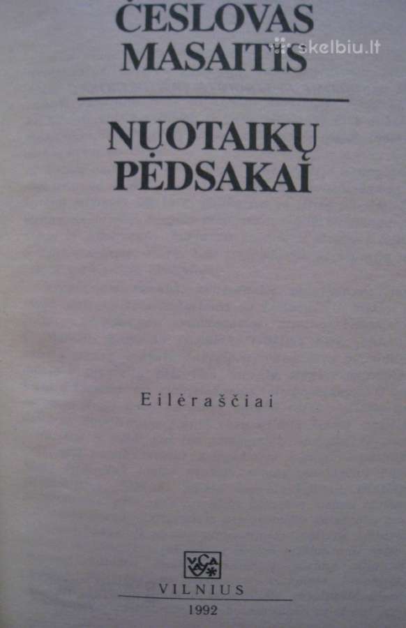 *Česlovas Masaitis Nuotaikų Pėdsakai 1992 m. - nuotraukos Nr. 2