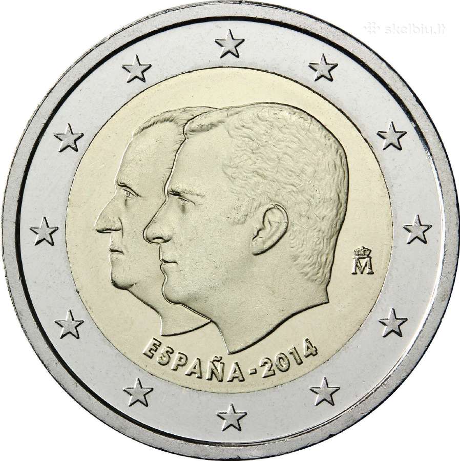 Ispanijos proginės euro monetos - nuotraukos Nr. 23