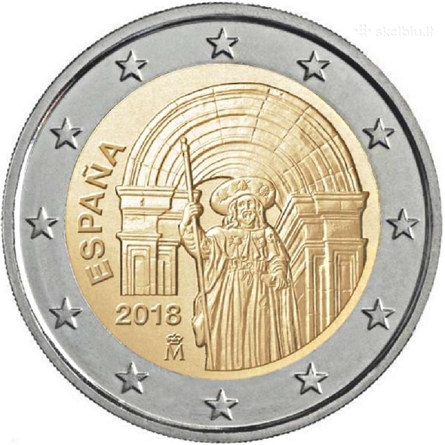 Ispanijos proginės euro monetos - nuotraukos Nr. 10