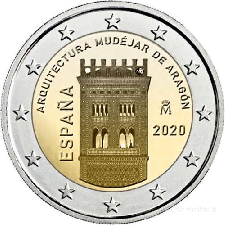 Ispanijos proginės euro monetos - nuotraukos Nr. 8