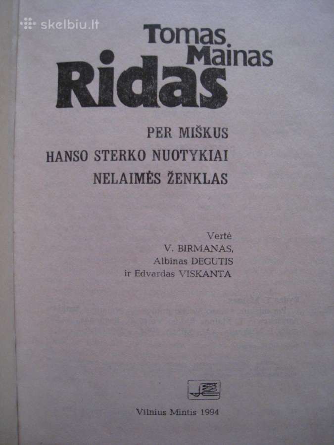 Tomas Mainas Ridas - nuotraukos Nr. 2