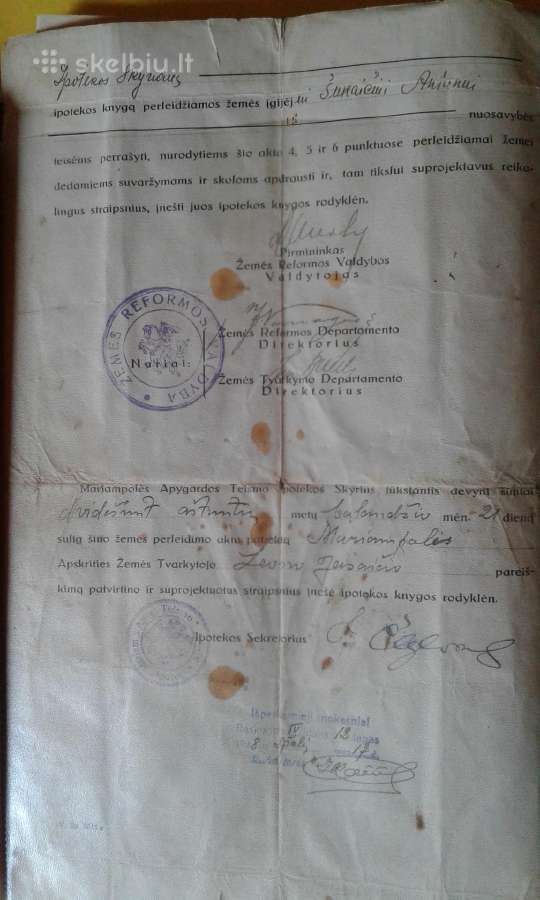 Tarpukario dokumentai,prusijos dokum. 1907 m. - nuotraukos Nr. 5