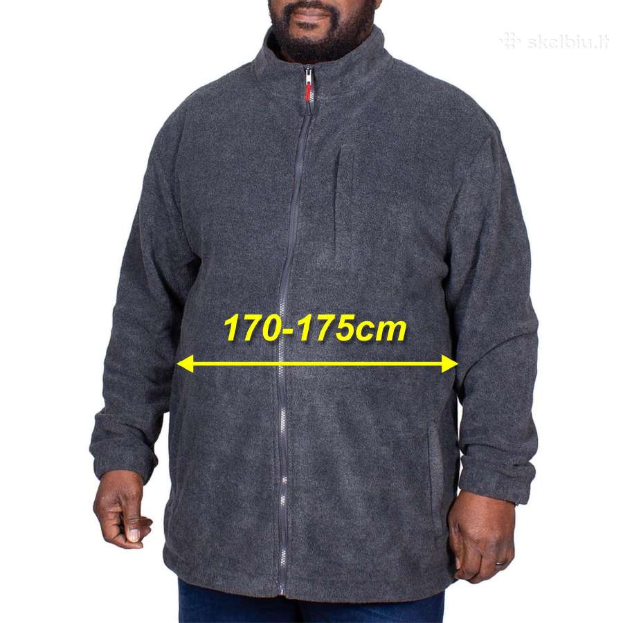 Flisinis džemperis 150 arba 170 cm per pilvą