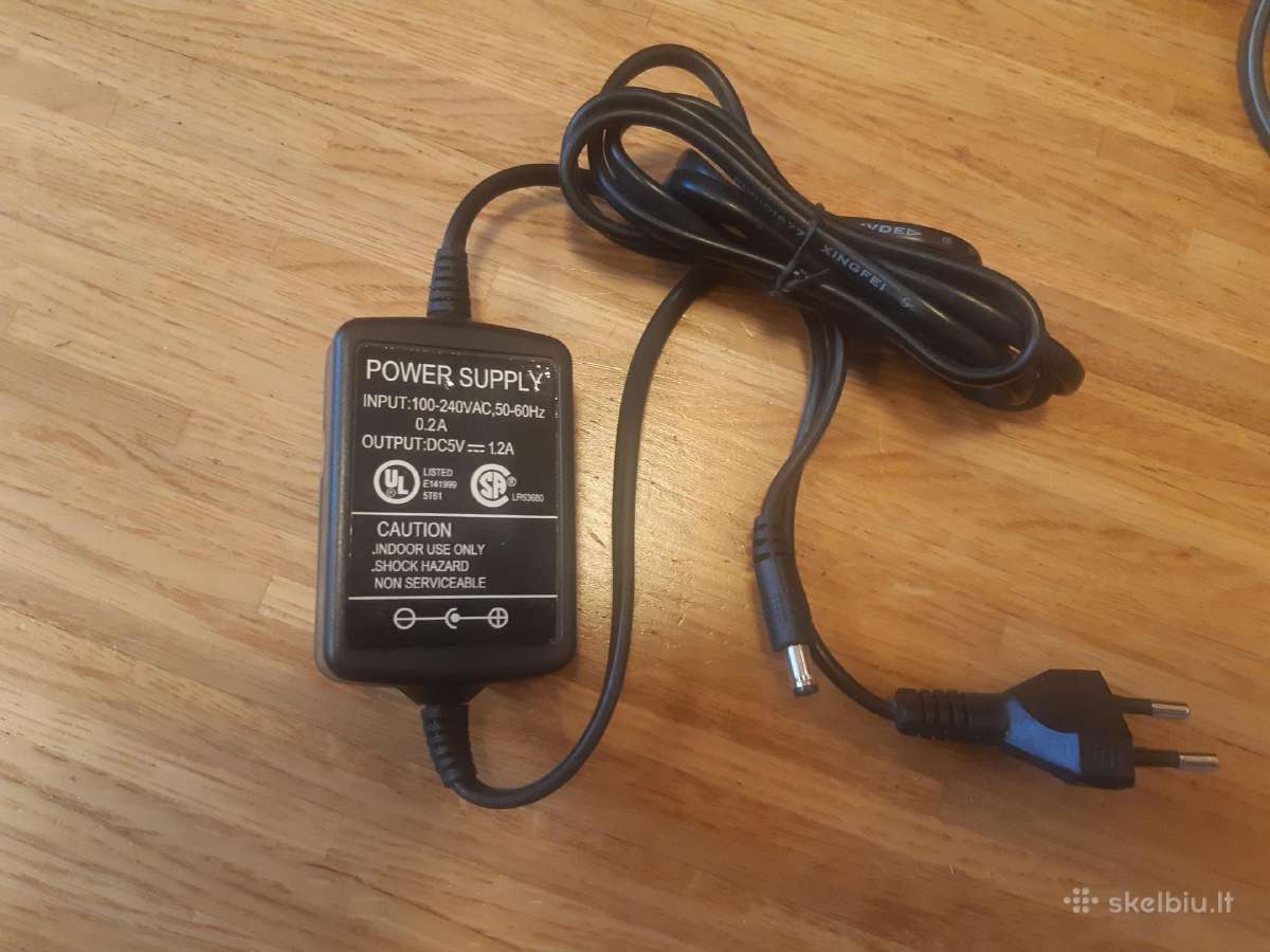 Adapteris Dc 5v 1,2a
