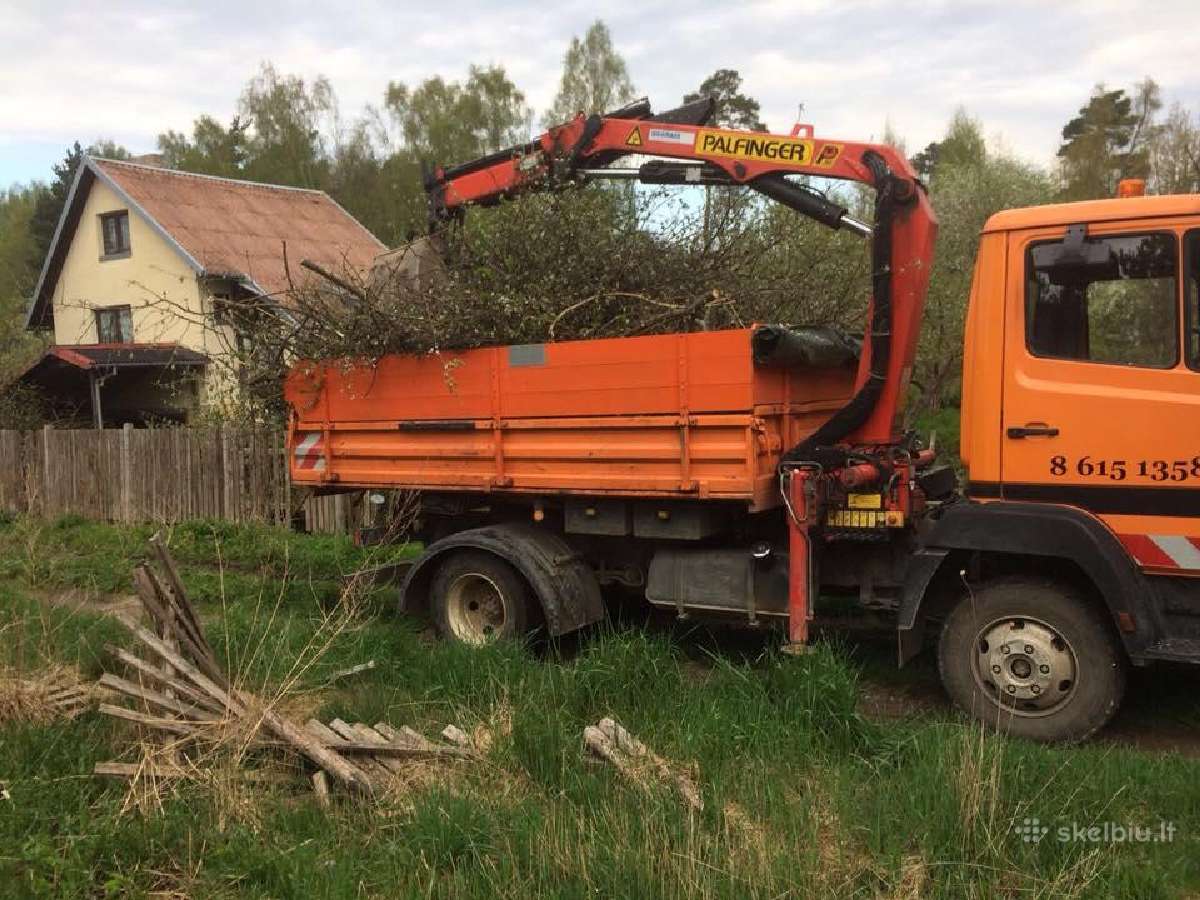Žvyras-birios medžiagos-juodžemis-krūmų rovimas - nuotraukos Nr. 6