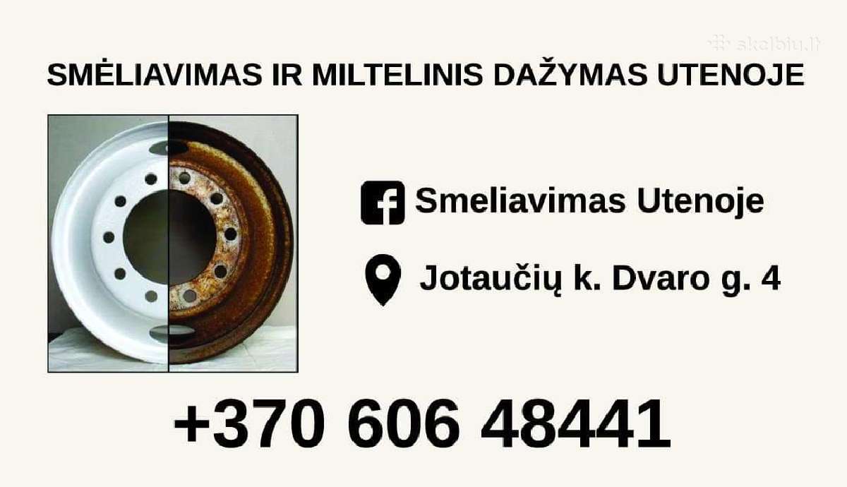 Miltelinis dažymas šratavimas - nuotraukos Nr. 18