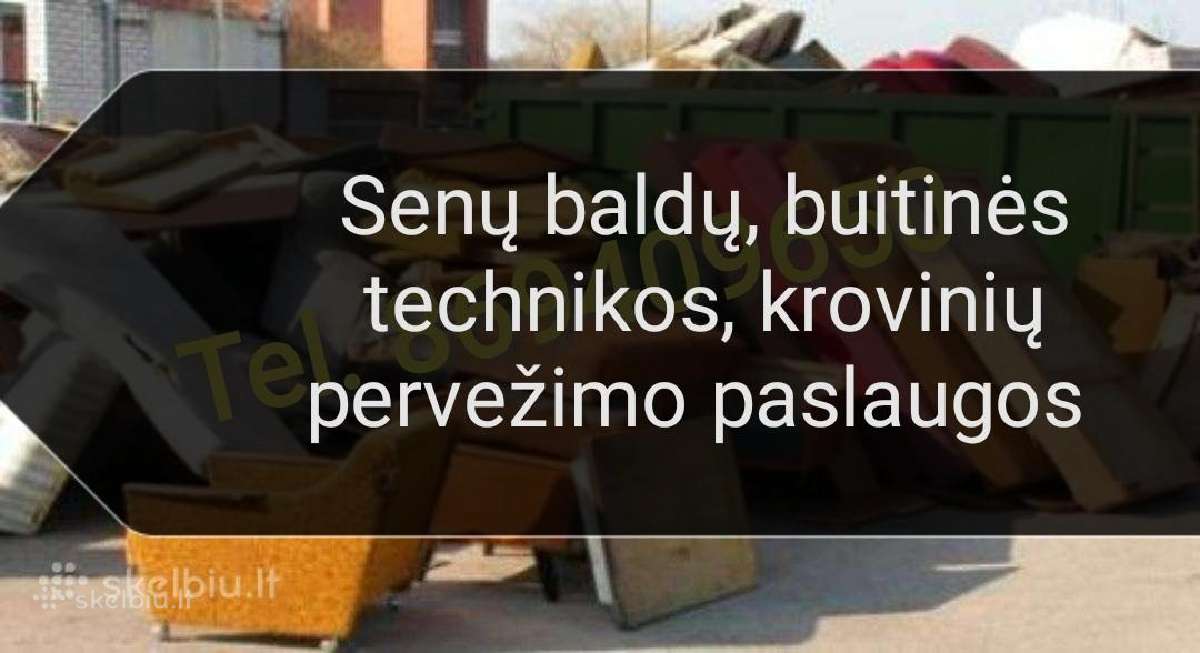 Krovinių pervežimas,senų baldų išvežimas - nuotraukos Nr. 14
