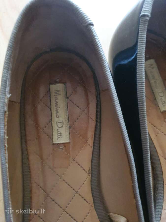 Massimo Dutti odiniai lakuoti bateliai - nuotraukos Nr. 3