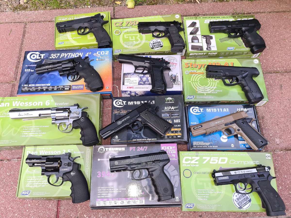 Airsoft ginklai,pistoletai,automatai, pneumatiniai - nuotraukos Nr. 9