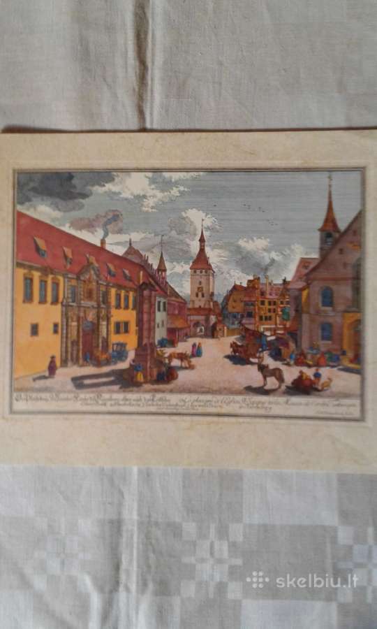 Litografijos reprodukcijos J.s. Desenbach - nuotraukos Nr. 6