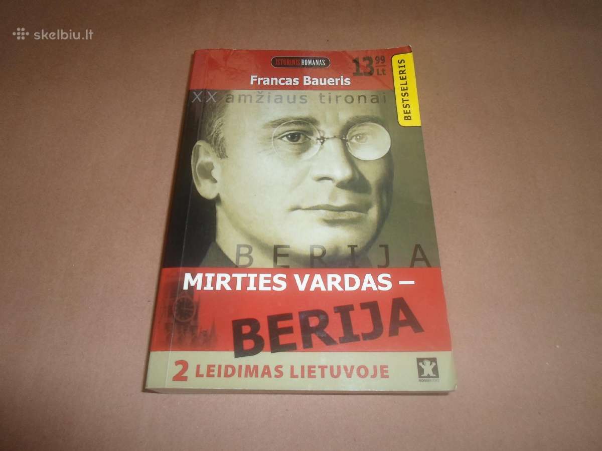 Knyga "Mirties vardas Berija"