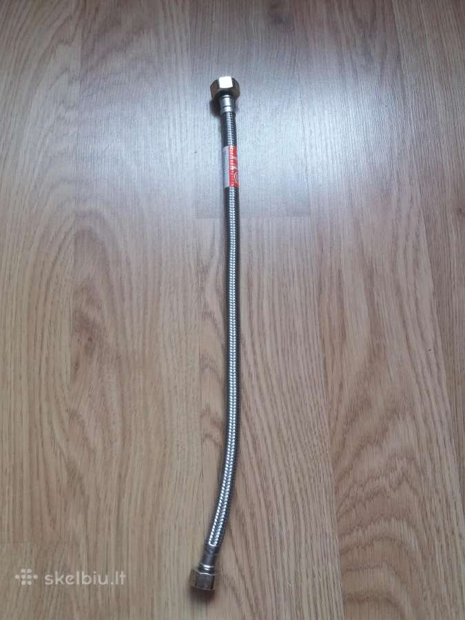Lanksčioji santecninė žarna Tucai V3/8 V1/2 40 cm