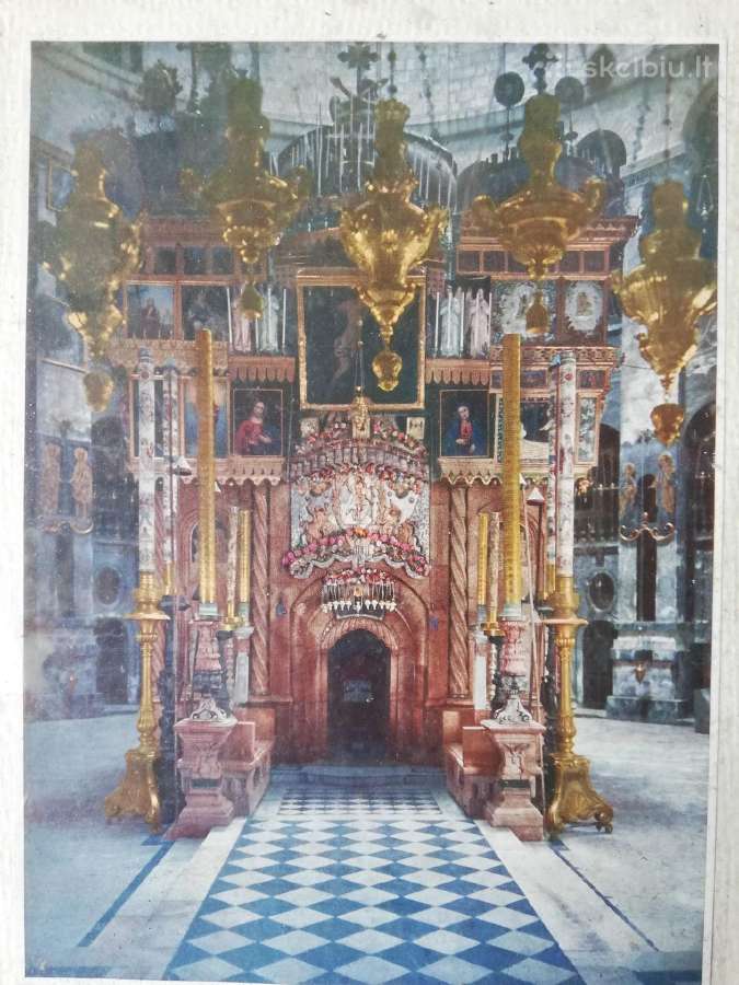 .Sena litografija.kristaus kapas. - nuotraukos Nr. 2