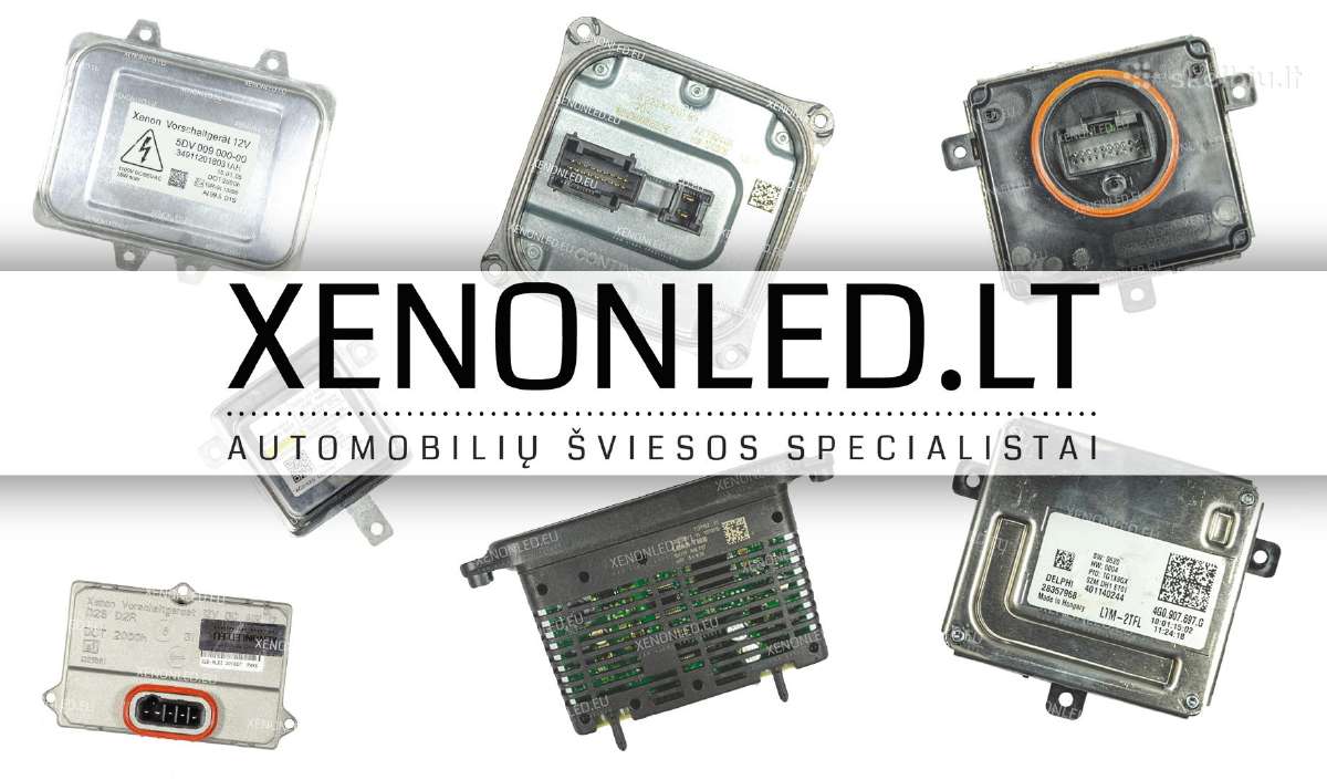 Xenon, LED valdymo blokai automobiliams