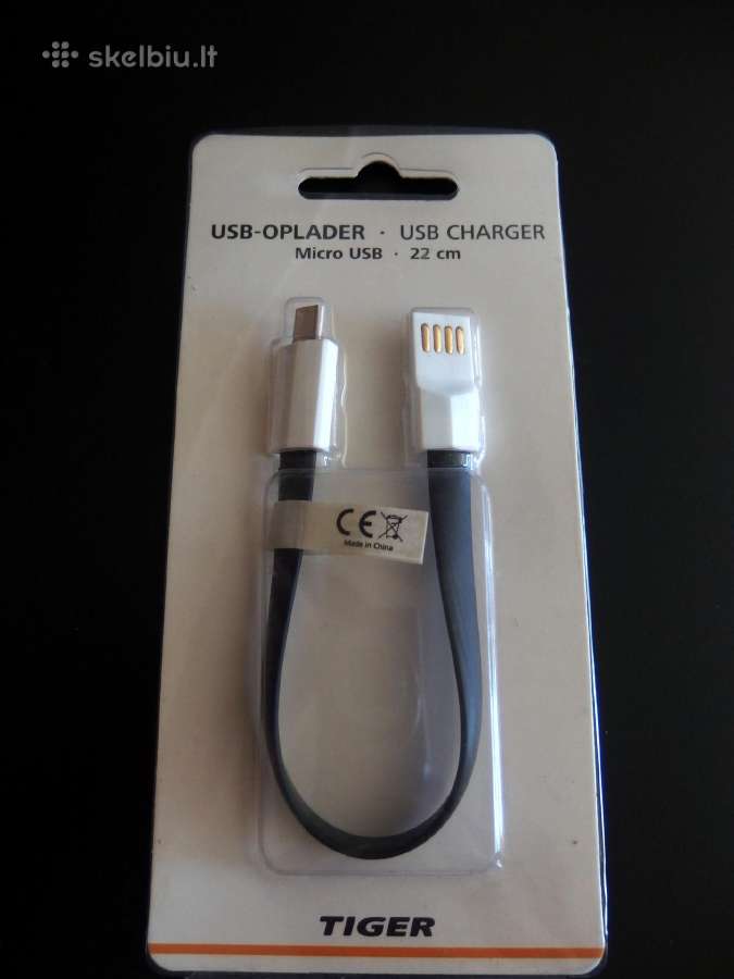 Usb greito įkrovimo laidas