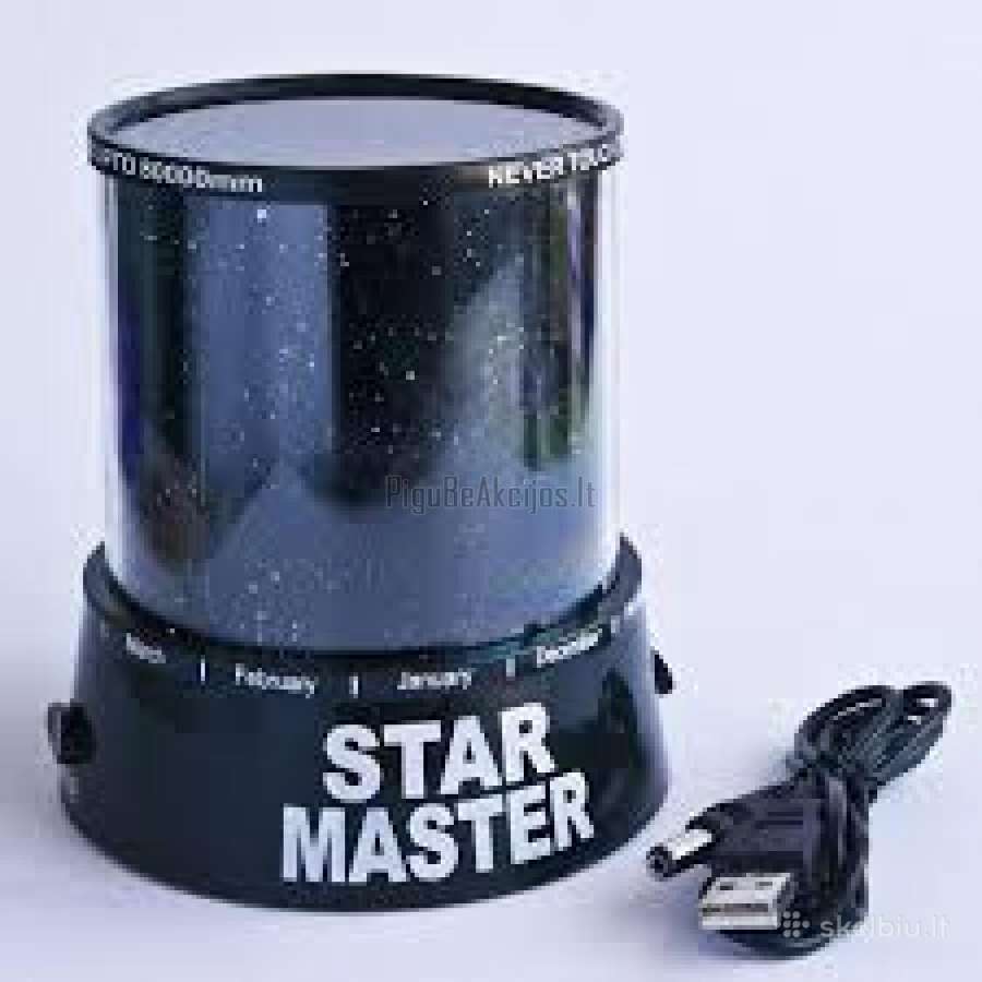 Led žvaigždžių projektorius Star Master - nuotraukos Nr. 3
