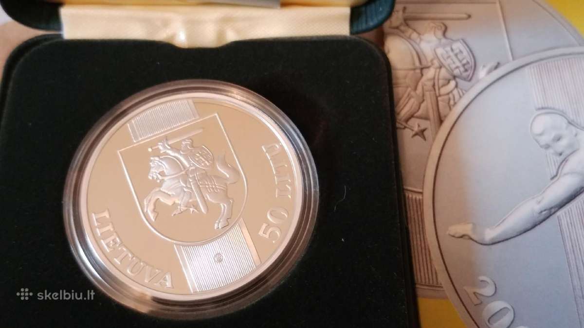 50 litų moneta - Sidnėjus Olimpiada - nuotraukos Nr. 2