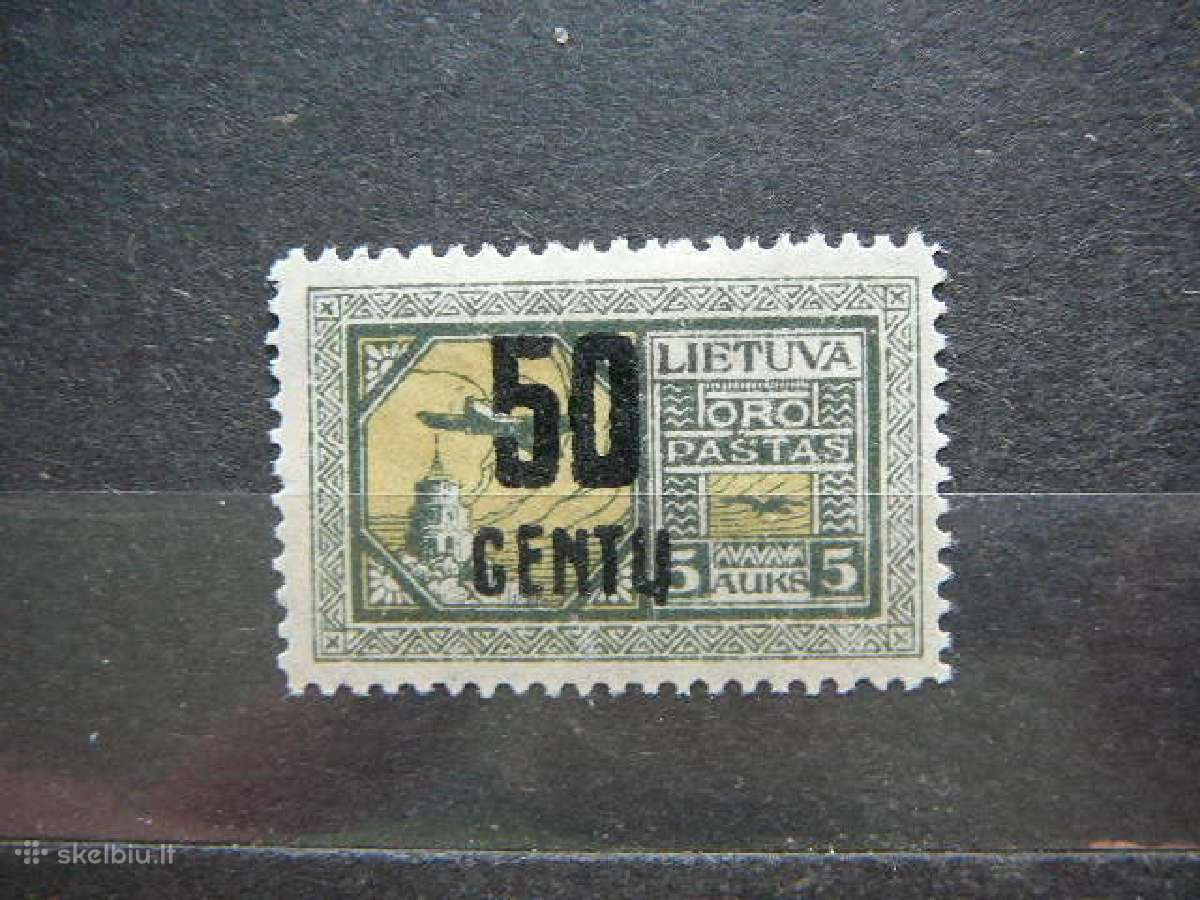 Lietuva 1922 50cnt/5a svarus lit184s