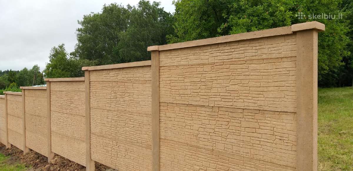Tvoros betonines dvipuses ir vienpuses - nuotraukos Nr. 11