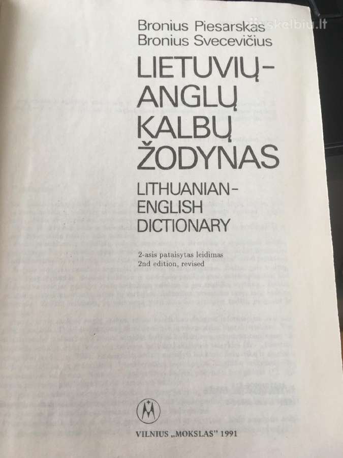 Lietuvių-anglų kalbų žodynas - nuotraukos Nr. 2