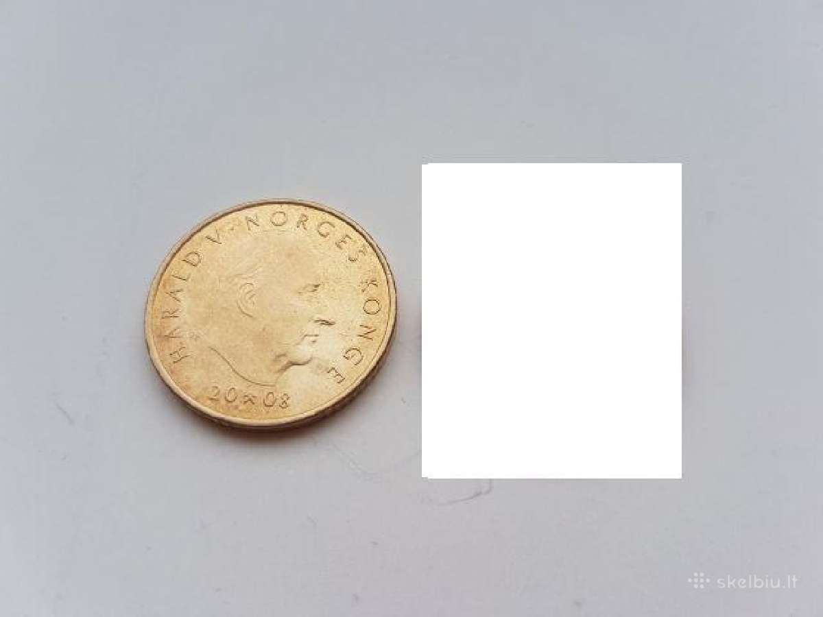 Norvegijos 10 kronu 3€ ir 20 kronu 3.50€ - nuotraukos Nr. 3