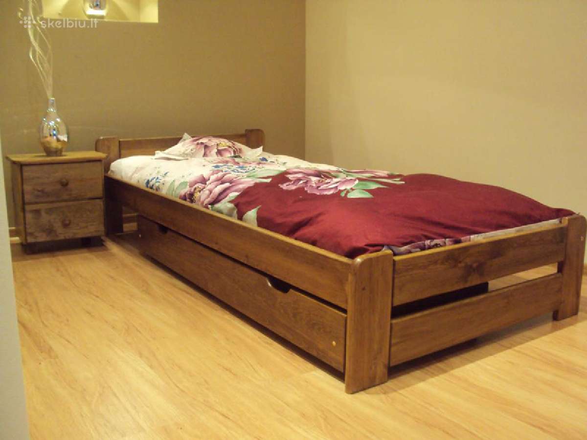 Akcija! Nauja medinė lova 180x200 tik 175eur - nuotraukos Nr. 10