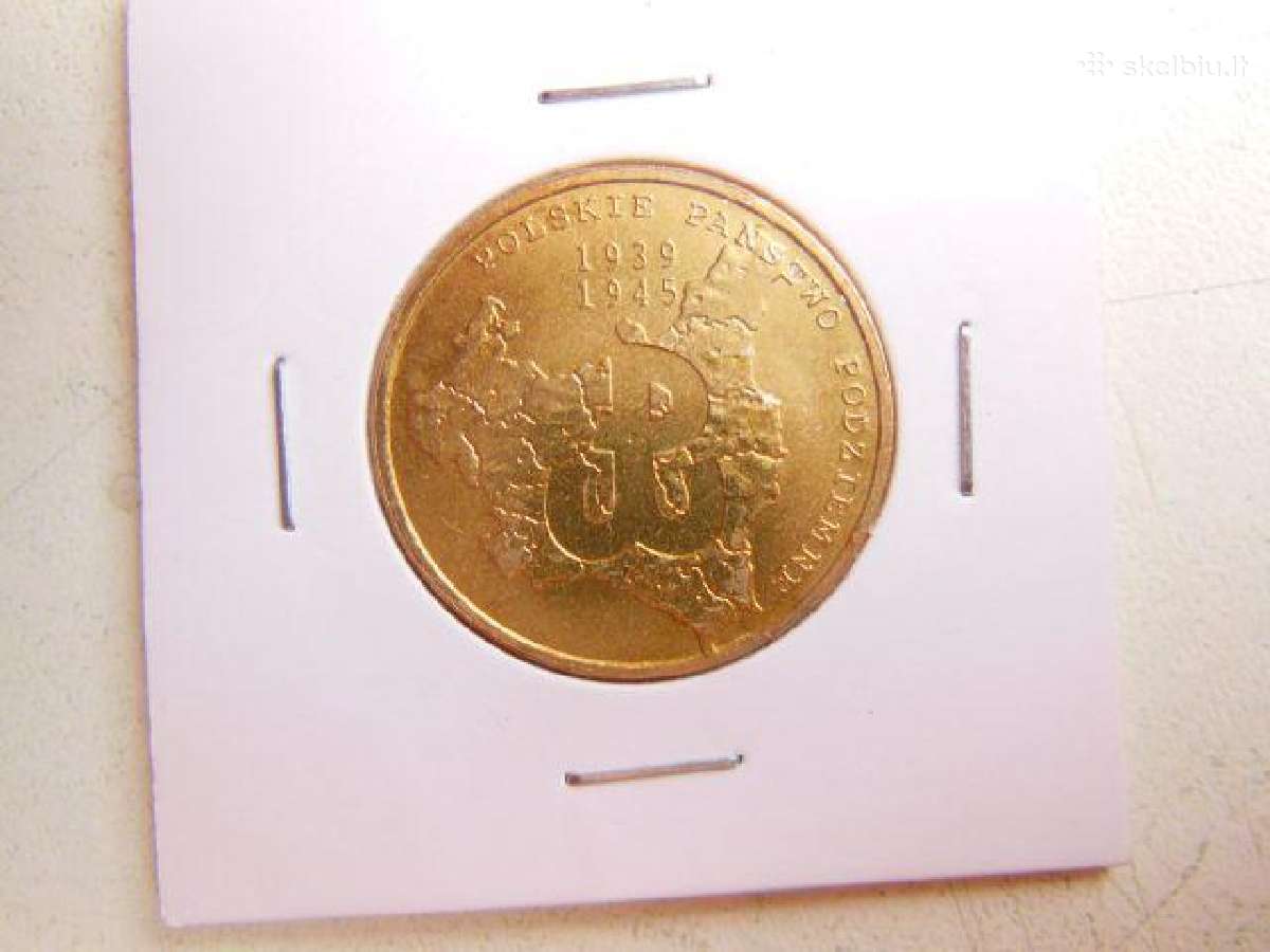 Lenkijos proginei 2 Zlotai 2009m. 2€