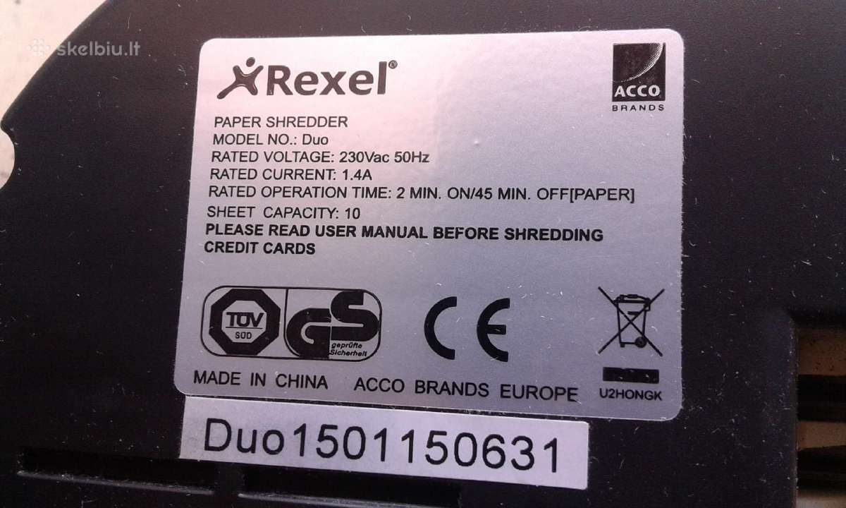 Rexel - nuotraukos Nr. 3