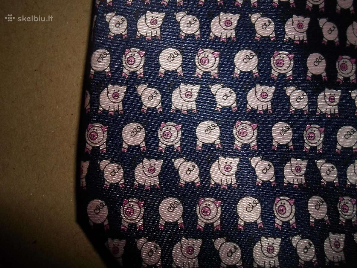 Smagus kaklaraištis/šlipsas su paršeliais
