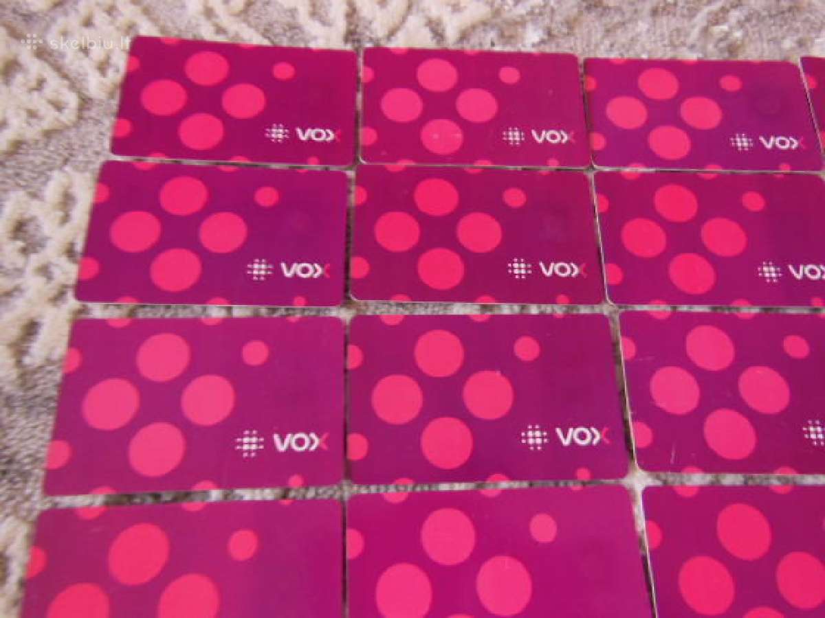 Taksofonu plastikines korteles 37vnt.2€ - nuotraukos Nr. 9