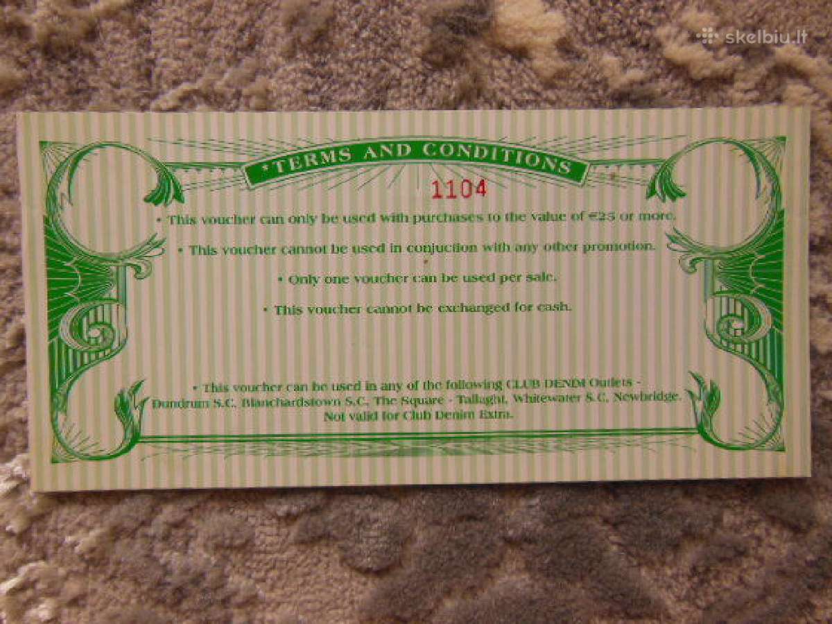 Club Denim Cesh 10€ kuponas uz 0,50€ - nuotraukos Nr. 2