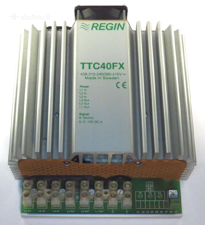 Ttc40fx Regin El. šildytuvų galios reguliatorius