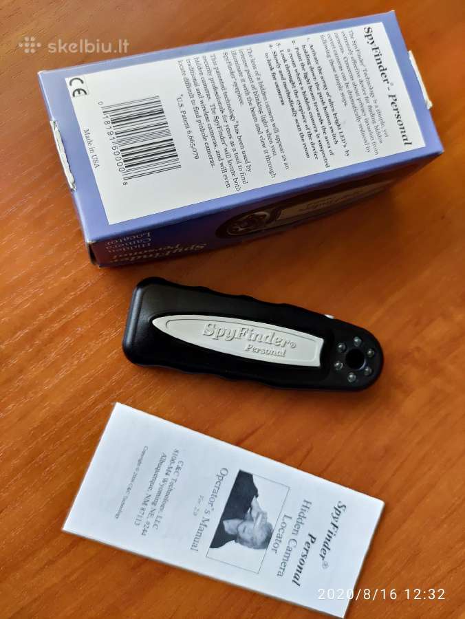 Slaptų kamerų ieškiklis Spy Finder