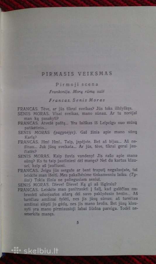 "dramos"fridrichas Šileris 1959 m. - nuotraukos Nr. 3