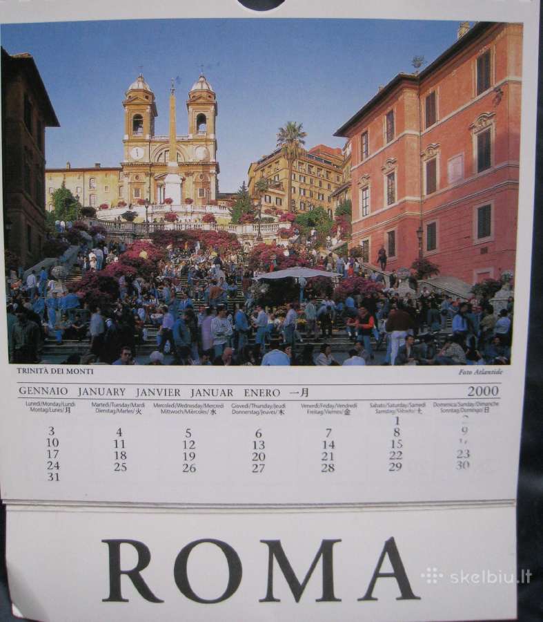 *Kalendorius Roma 2000 - nuotraukos Nr. 2