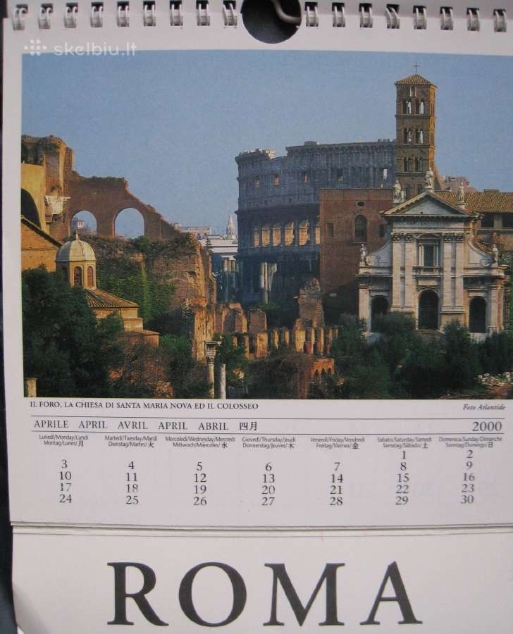 *Kalendorius Roma 2000 - nuotraukos Nr. 3