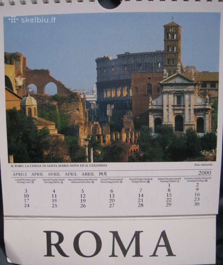 *Kalendorius Roma 2000 - nuotraukos Nr. 6